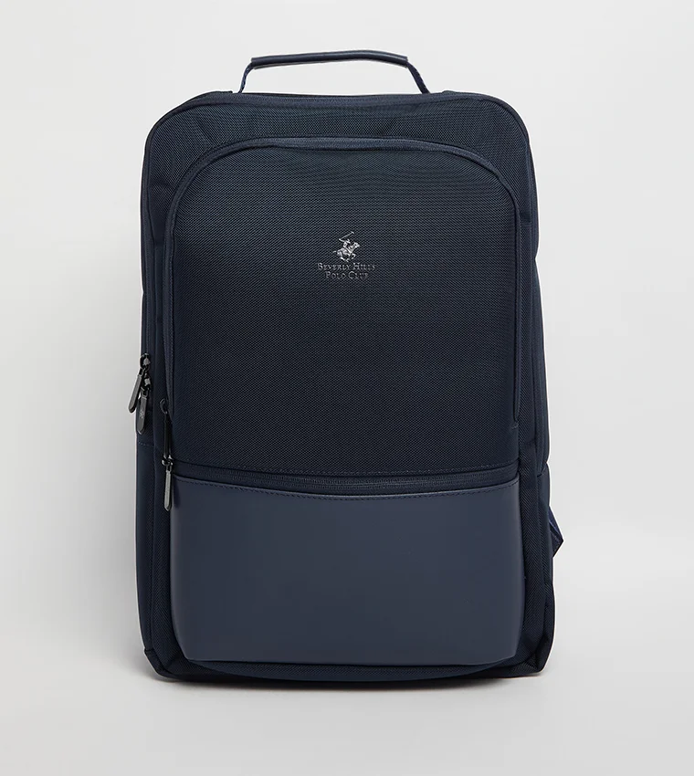 بيفرلي هيلز بولو كلوب حقيبة ظهر بسحاب معدني بشعار