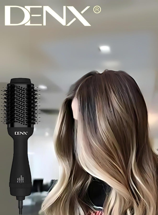 Denx Dnex Hair Styler DX1356 With An Easy-To-Use Design And A Heat-Resistant Silicone-Coated Handle, Black - Image 2
