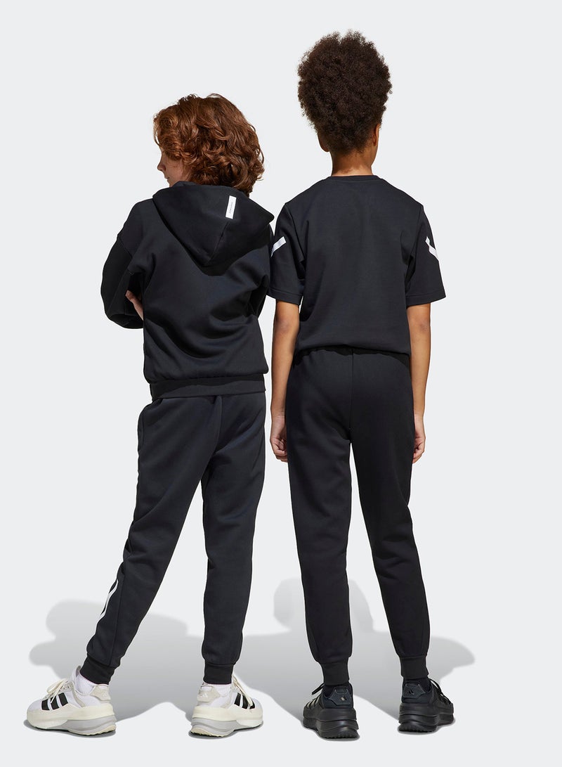 Adidas Youth Adidas Z.N.E. Tapered-Leg Tracksuit Bottoms  - Image 2