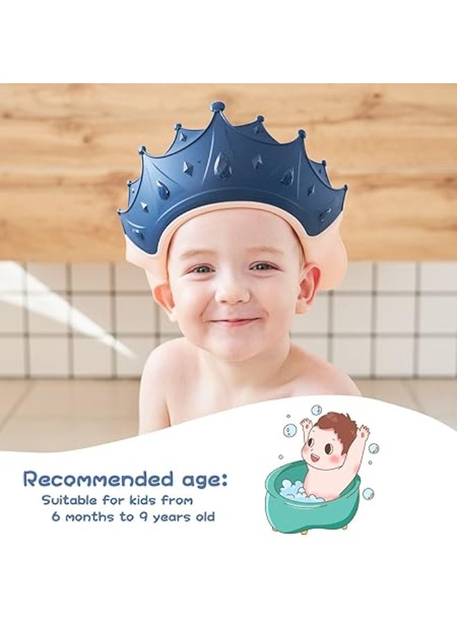 Baby Shower Cap for Kids with Bath Rinse Cup, Adjustable Toddler Hair Washing Shield Hat Baby Bath Visor Shampoo Hat for Toddlers 6M-9T - Image 2