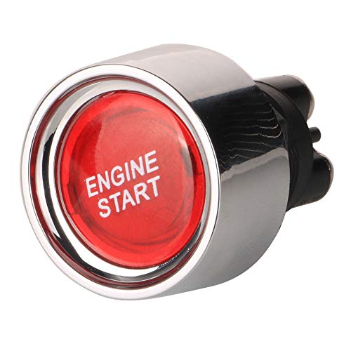 Gebildet Universal 12V-24V/50A SPST Momentary Start Switch, Push Start Ignition Switch, LED Car Engine Start Stop Button for Car Truck Boat RV ATV - Image 1
