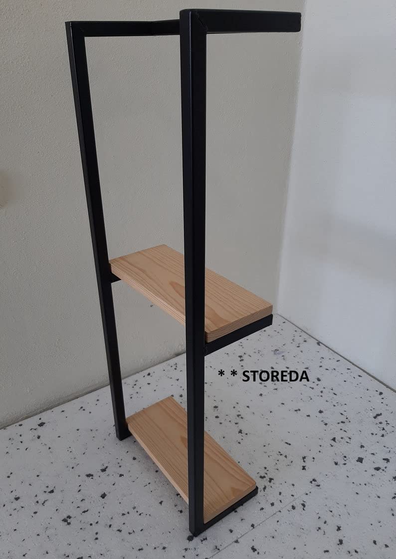 INDIAN DECOR 12514 All New Towel Holder Towel Rack Towel Storage Bathroom Towel RackBathroom OrganizerBathroom Shelf Black - Image 4