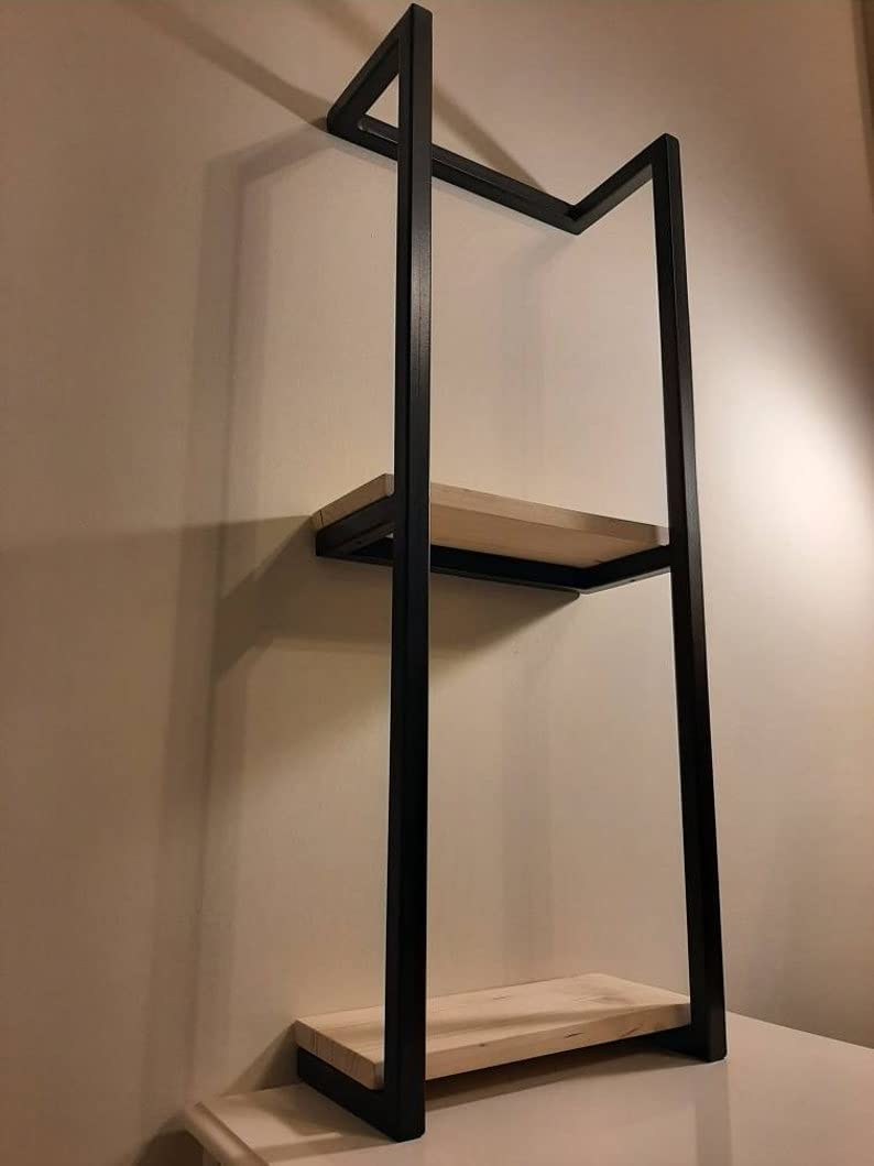 INDIAN DECOR 12514 All New Towel Holder Towel Rack Towel Storage Bathroom Towel RackBathroom OrganizerBathroom Shelf Black - Image 3