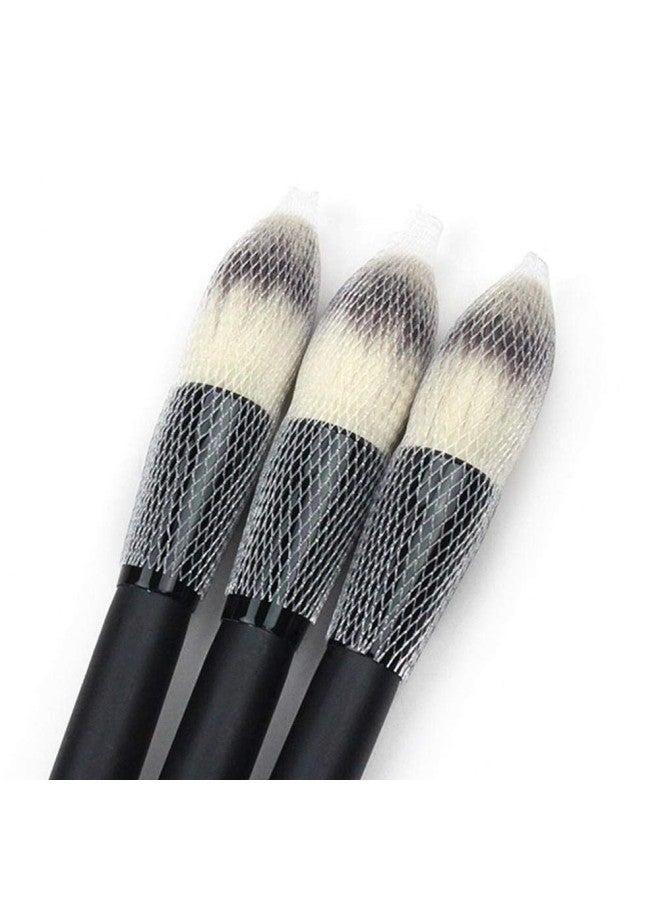 كلاراكو مجموعة واقيات أقلام مكياج ومستحضرات التجميل من 100 قطعة، غطاء شبكي قابل للتمدد وقابل لإعادة الاستخدام، شبكة فرش المكياج، واقي شبكي لفرش التجميل - Image 1