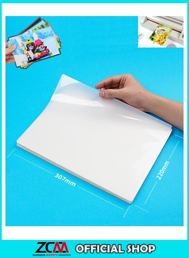 زي سي إم - هابي طقم ورق تغليف ورق A4 مكون من 100 قطعة شفاف - Image 1