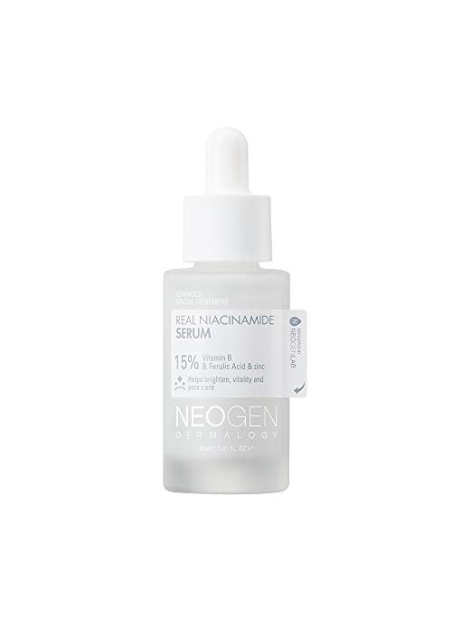 DERMALOGY by NEOGENLAB DERMALOGY by NEOGEN Real 15% Niacinamide Serum, Pore Minimizer, Dark Spot Face Serum, Hydrating Vegan Facial Serum with Zinc, Korean Skin Care (30 ml/1.01 Fl Oz) 