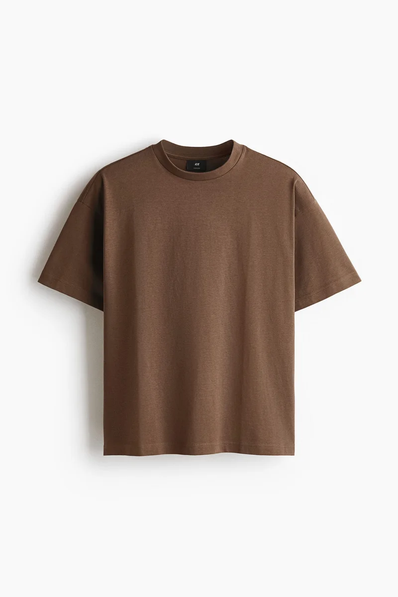 H&M  Oversized Fit Cotton T-shirt for Men | Best Price UAE