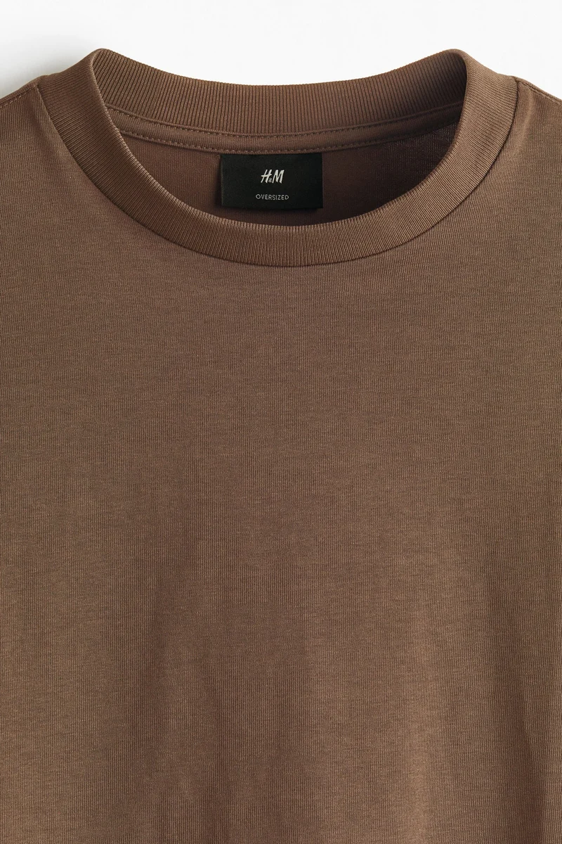 H&M  Oversized Fit Cotton T-shirt for Men | Best Price UAE