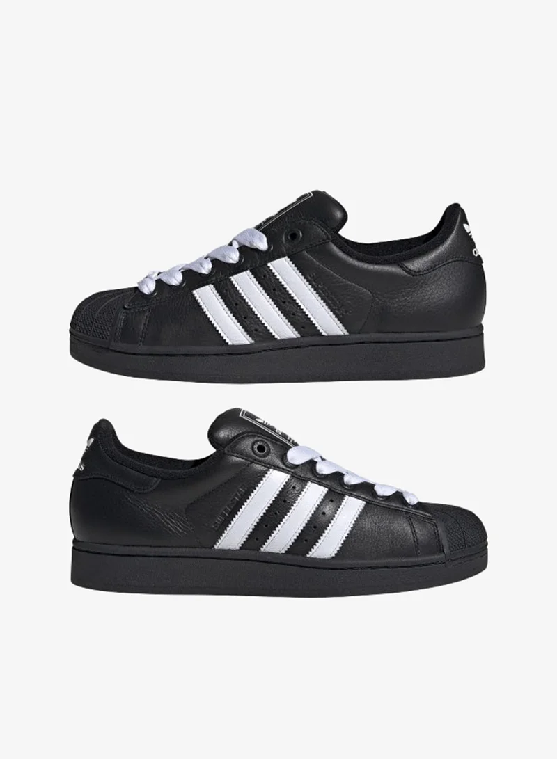Adidas Originals CBLACK/FTWWHT/CBLACK SUPERSTAR II Black Originals Unisex Shoes  | Best Price UAE
