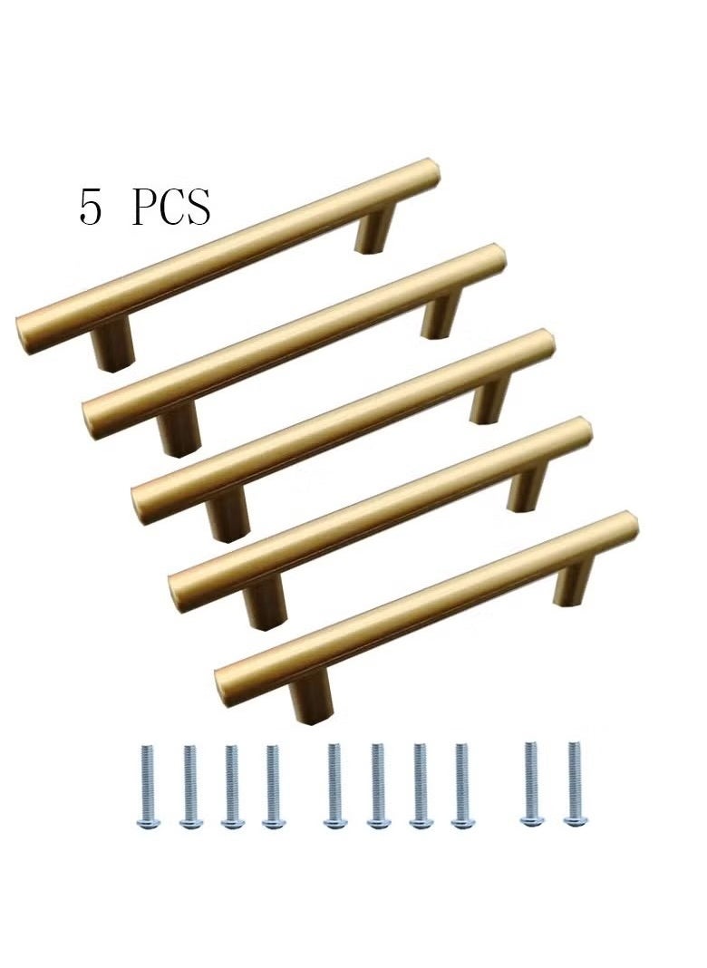 Generic - Show Luxury 5-Pack Gold Cabinet Knobs To Add Luxurious Style To Your Doors And Dresser Drawers - Image 1