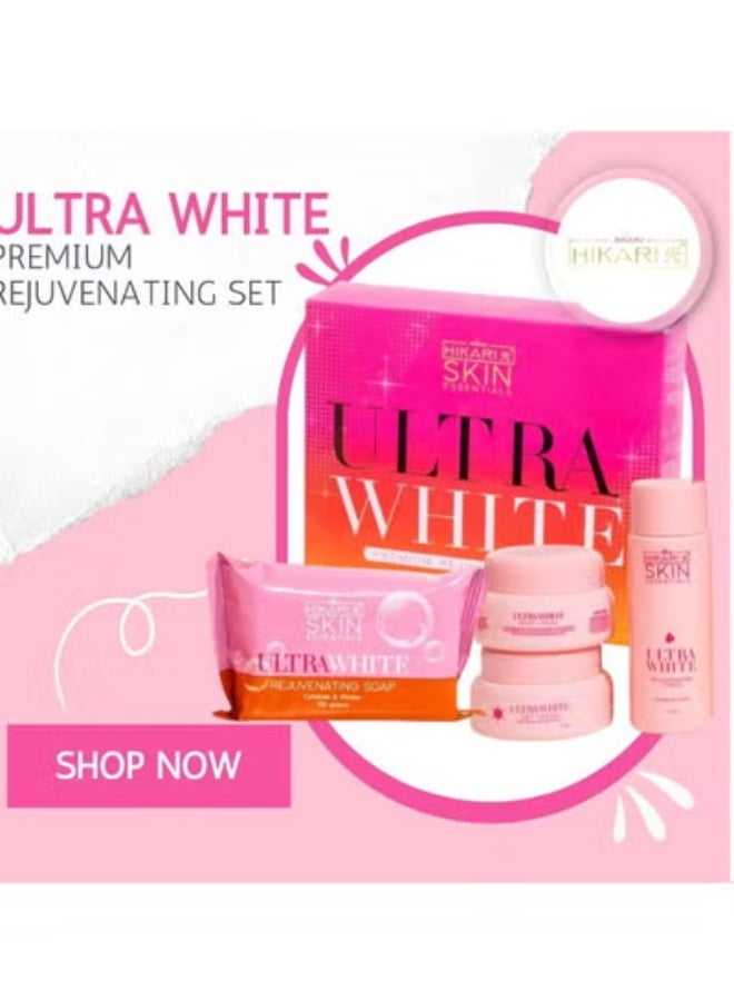 Hikari Skin Essentials Ultra White Premium Rejuvenating Set - Image 2