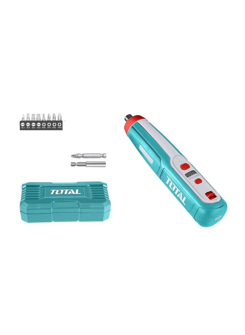 TOTAL Cordless Screwdriver 4V 1.3Ah TSDLI0423 - Image 1