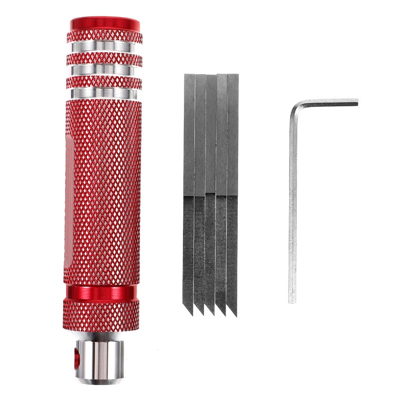 2 Sets Portable DIY Graver Engraving Kit Woodworking Cutters Carve Tool - Image 4