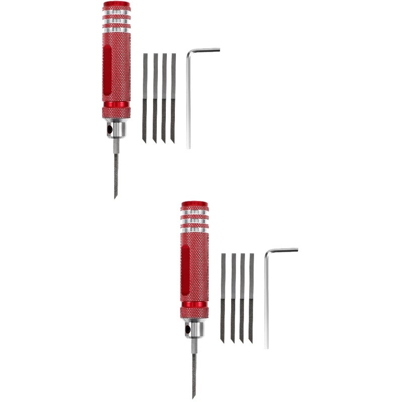 2 Sets Portable DIY Graver Engraving Kit Woodworking Cutters Carve Tool - Image 1
