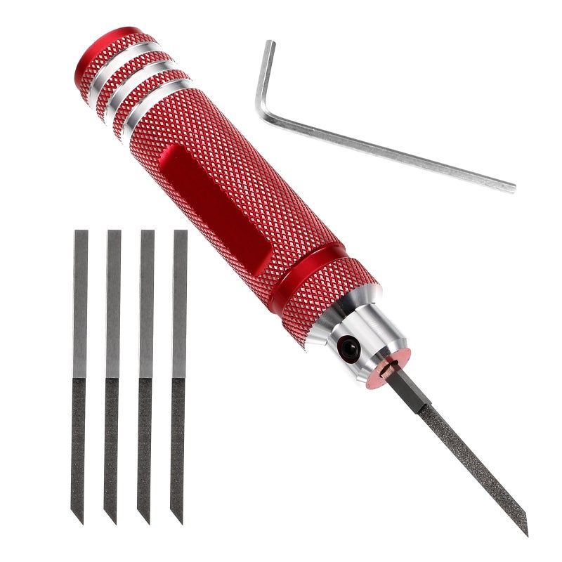2 Sets Portable DIY Graver Engraving Kit Woodworking Cutters Carve Tool - Image 5