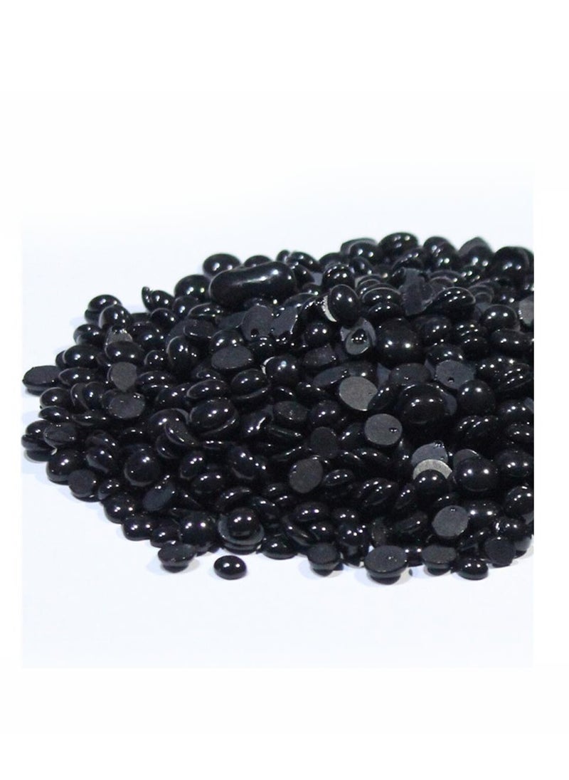 Black - Italian Wax Granules Black 1000 grams - Image 1