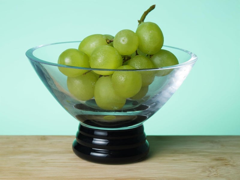 Barski Glass  Footed  Bowl  for Dessert Ice Cream  Dips  Snack  Candies  Nuts  Fruits  with Black Base  5 Diameter  Made in Europe - Image 2