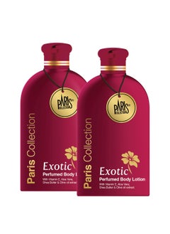 Paris Collection Exotic Perfume Body Lotion Unisex 400ml (Pack Of 2)  - Image 1
