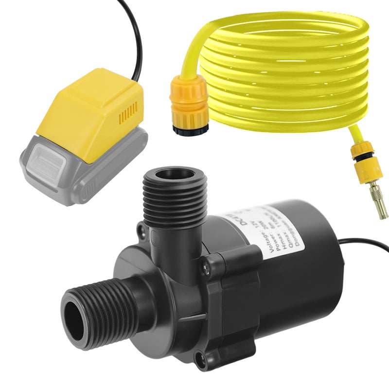 IOHBThe Submersible Water Pump for Dewalt 20V Battery Quiet Mini Brushless Motor Water Pump Max Lift 8M 1100LH for Garden Kiddie Pool Fish Tank No Battery - Image 2