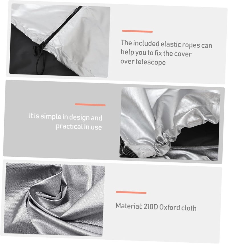 DOITOOL Telescope Cover with Fixing Strap Oxford Rain Protection for Outdoor Use for Keeping Your Telescope Clean - Image 3