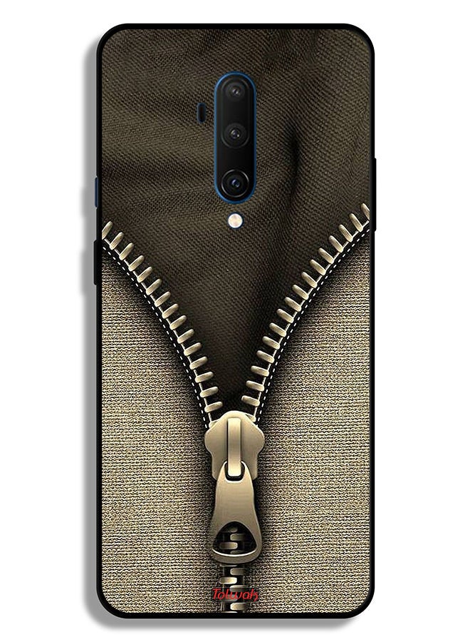 Tolwak OnePlus 7T Pro Protective Case Cover Zip Pattern - Image 2