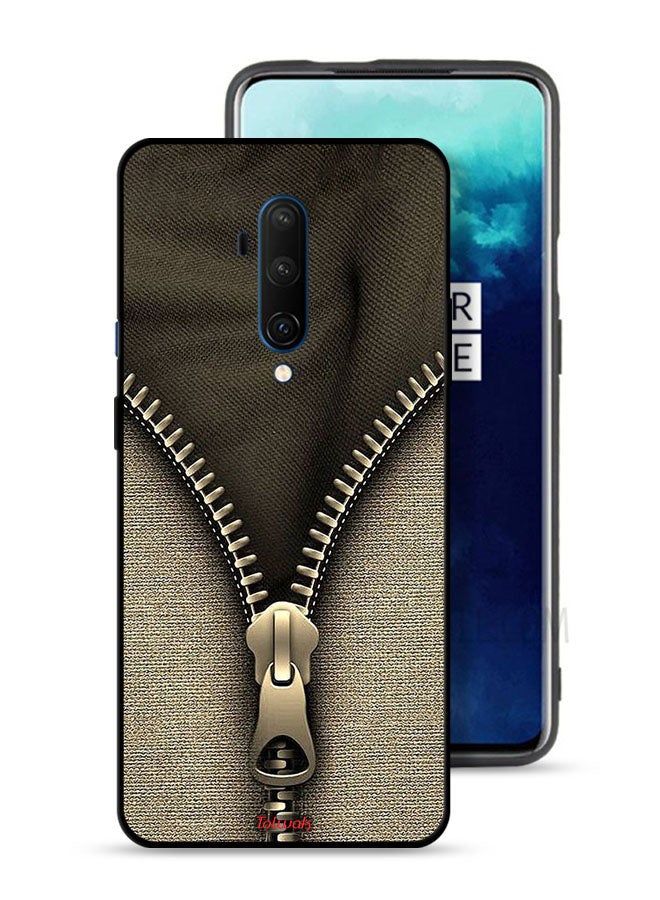 Tolwak OnePlus 7T Pro Protective Case Cover Zip Pattern - Image 1