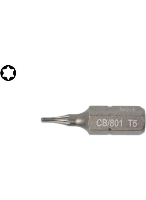 T5 x 25 mm Torx Bit CB/801 (1 Piece)