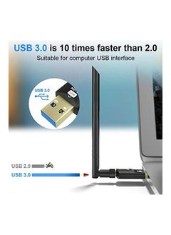 NIBEMINENT USB WiFi Adapter Black  - Image 5