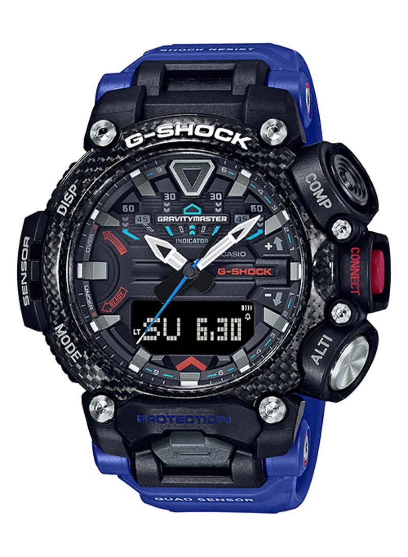 G-SHOCK G‑Shock Gravitymaster Analog-Digital Men's Watch GR-B200-1A2DR, 54.1 mm Black Dial, Carbon‑Core Resin Case & Resin Strap, Compass/Altimeter/Barometer/Thermometer, 200 m WR - Image 2