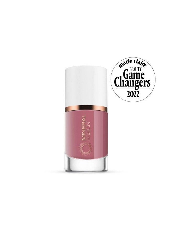 Mineral Fusion Nail Polish Mauve Rose Pink Flirtini  - Image 3