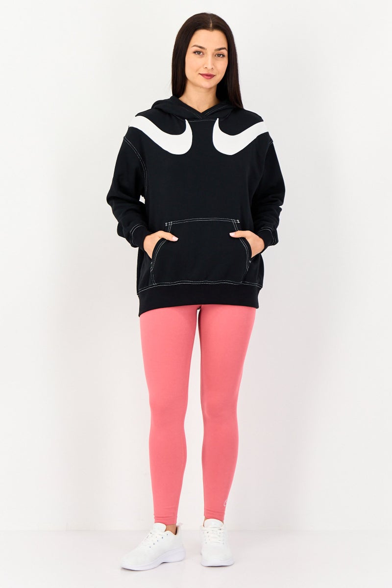 Nike Women Oversized Fit Long Sleeve Outdoor Hoodie, Black - Image 3