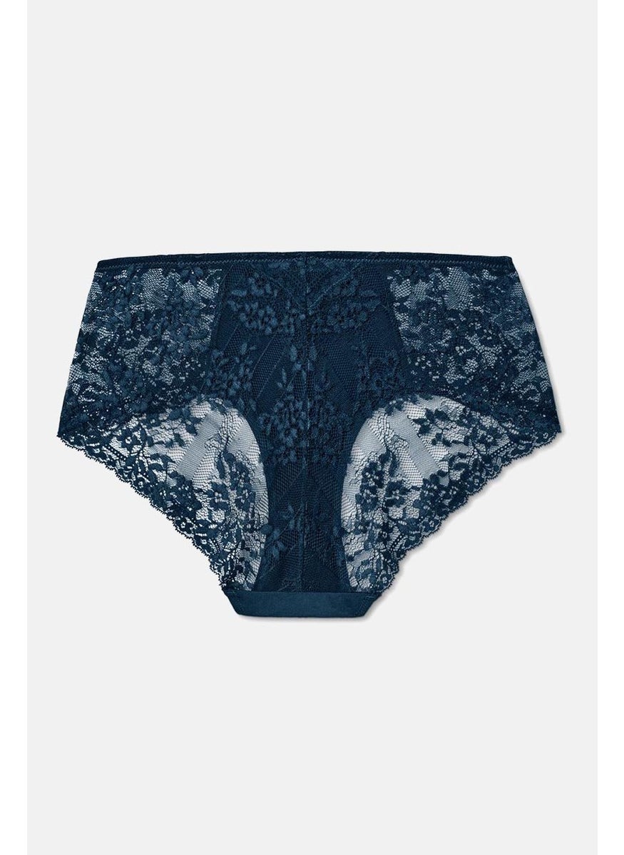 Tchibo Women Hipster Lace Panty,  Dark Teal Blue  - Image 2