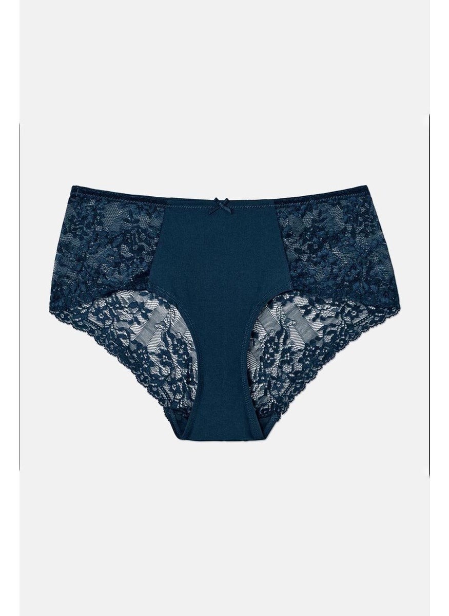 Tchibo Women Hipster Lace Panty,  Dark Teal Blue  - Image 3