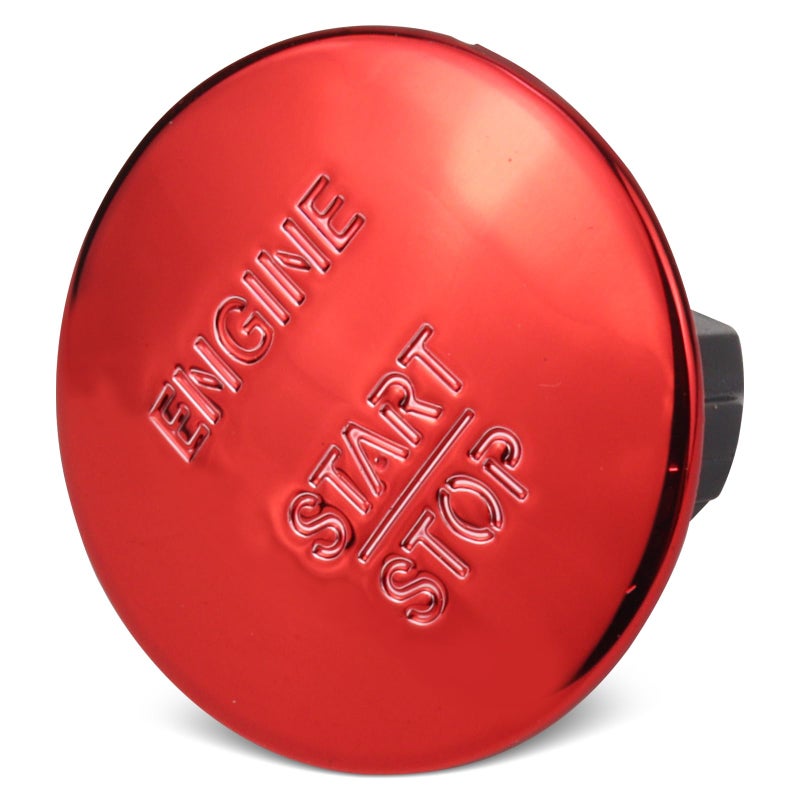 Bomunik Engine Keyless Go Push Start Ignition Button 2215450714 Compatible with Mercedes Benz C250 C300 E350 GL350 GL450 ML350 S550 SL500 Replacement Number 2215450714 Start Switch red - Image 3