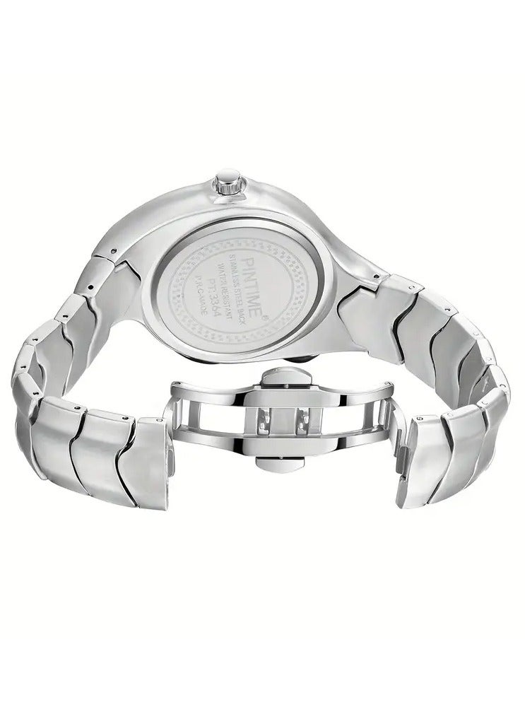 بينتايم ساعة يد أصلية فريدة الشكل من فترة الـ Y2K للرجال، ساعة غير ميكانيكية بتصميم عتيق ملتوي، ساعة كواتز رفيعة المستوى ونادرة. - Image 2