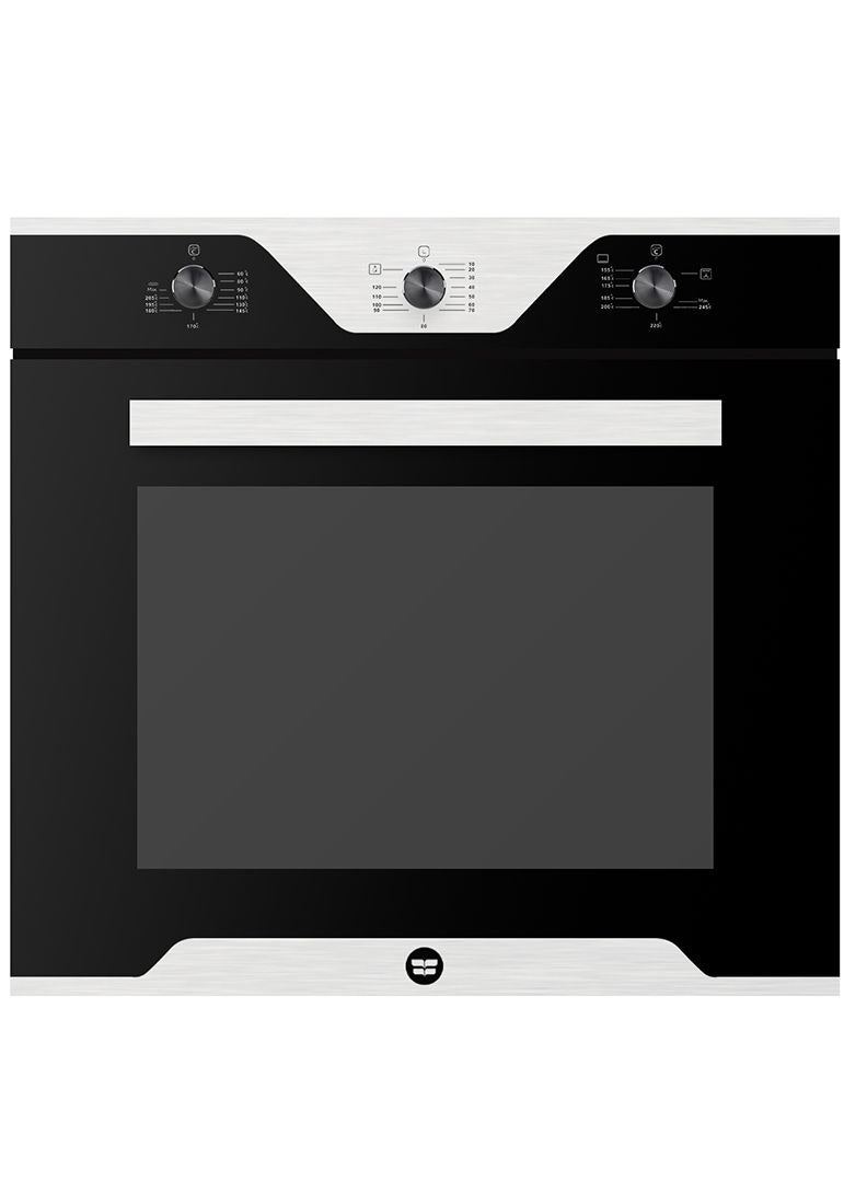 Fresh Fresh Built-In Oven 60 cm Modena – Black – Gas Oven with Electric Grill – Air Fryer – Full Safety – Model 9658