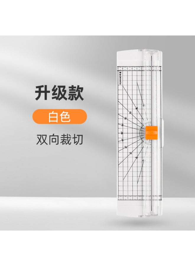 Beautiful Huanmei A4 Paper Cutter A3 Paper Cutter Small Mini Paper Cutter Student Manual Portable Hand Account A5 Paper Cutter - Image 1