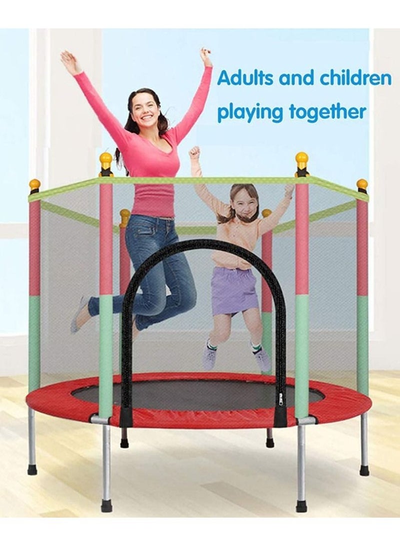 Kids Bouncer Baby Jumper Indoor Trampoline Baby Children Bouncers with Guardrail Fitness Adult Trampoline Kid Jumpers - Image 1