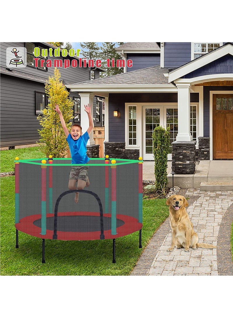 Kids Bouncer Baby Jumper Indoor Trampoline Baby Children Bouncers with Guardrail Fitness Adult Trampoline Kid Jumpers - Image 4