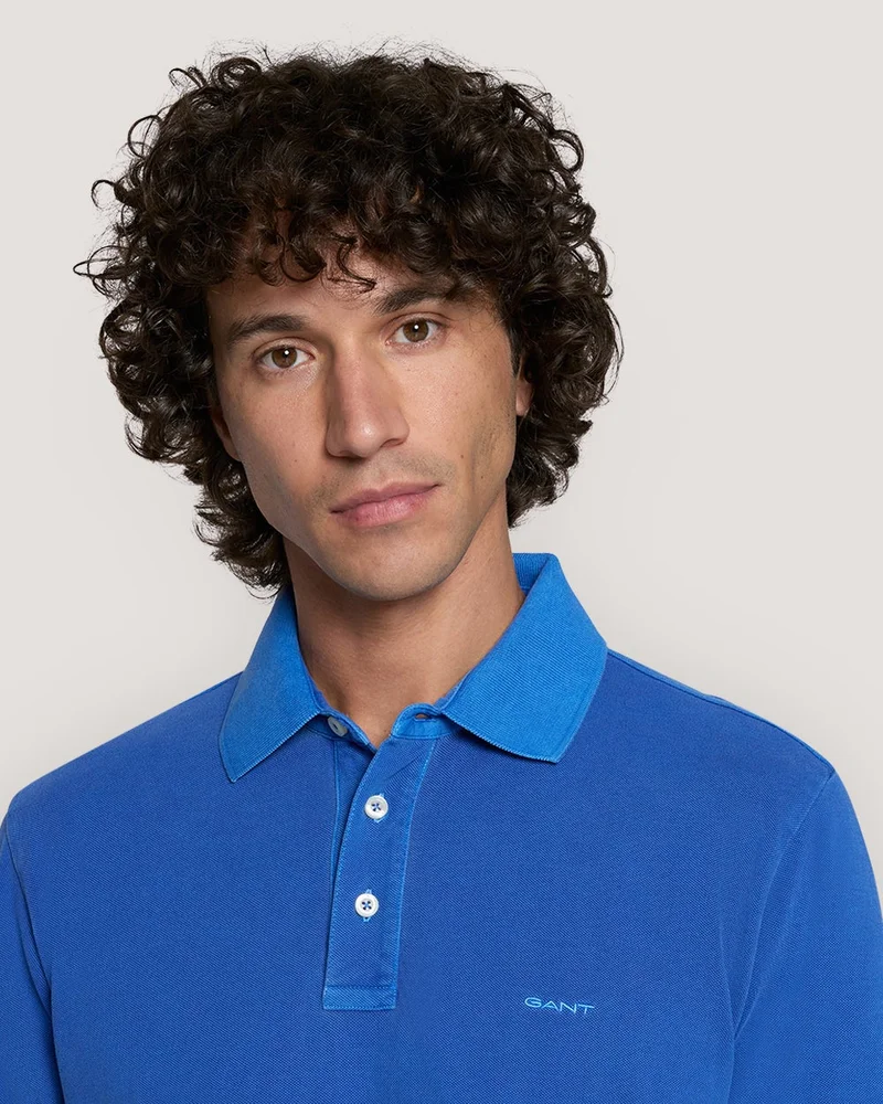 GANT  Gant Sunfaded Piqué Polo Shirt for Men | Best Price UAE