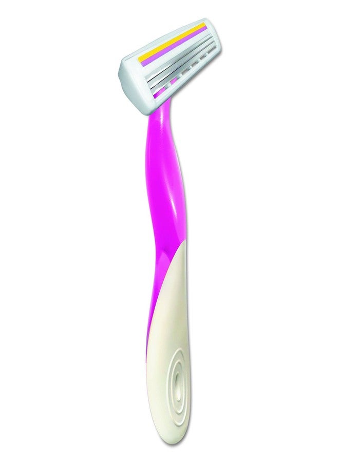 BIC ST3WP41 Soleil Twilight Women’s Disposable Razor, 3 Blades, Pink/Purple (Pack of 4) - Image 2