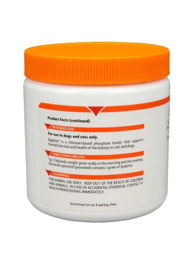Vetoquinol - Epakitin ChitosinBased Phosphate Binder For Cats & Dogs  Renal Support Supplement Powder  180G - Image 1