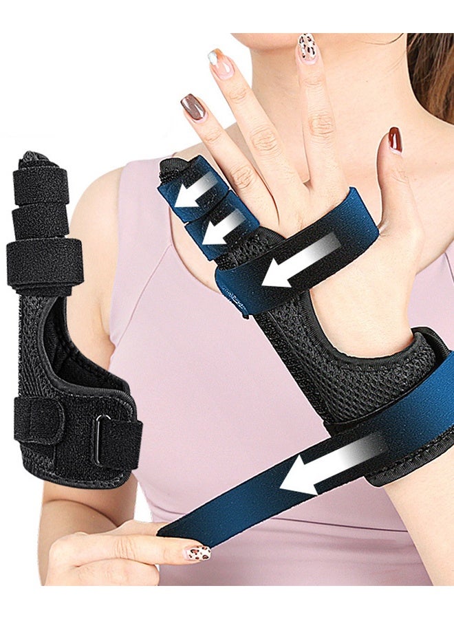 KANGLI 1 Pcs Boxer Finger Splint and pinky Splint Support for Trigger Finger boxer's Fracture Finger Fracture Tendonitis Metacarpal Fracture Sprains Fits Both Left and Right Hand - Image 2