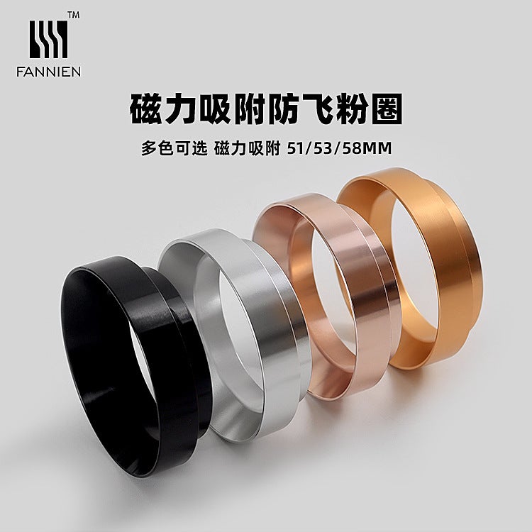 Anti-Flying Powder Ring Italian Bean Grinder Powder Ring General Handle Coffee Cloth Powder Dial Powder Ring Quantitative Ring - Image 2