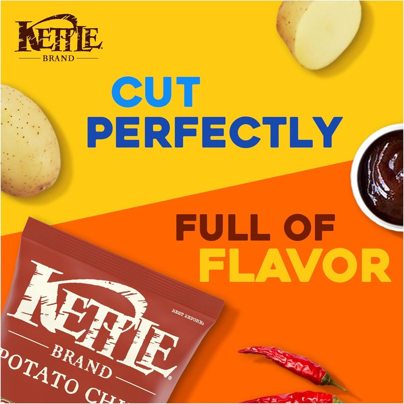 Kettle Brand Backyard Barbeque Potato Chips, 7.5 Oz Bag - Bold Flavor and Crunchy Texture - Image 4