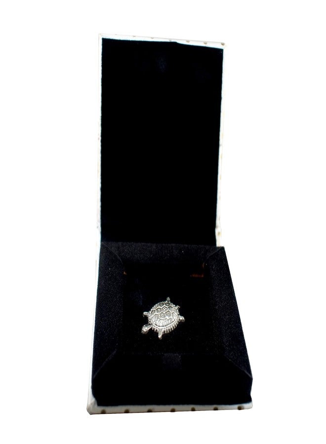 KMJ Pure Silver(chandi) Tortoise/Turtle for Bring Good Luck, chandi ka kachua (wt. 1 Gram) - Image 4