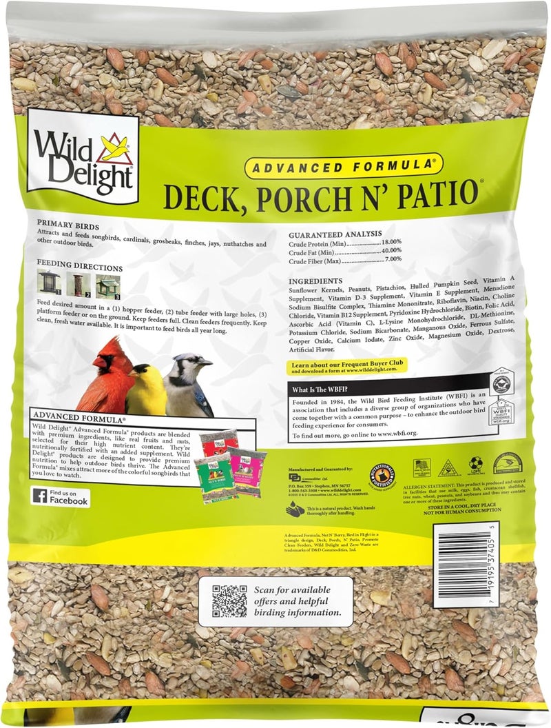 Wild Delight Deck, Porch N' Patio No Waste Bird Food, 5 lb - Image 3