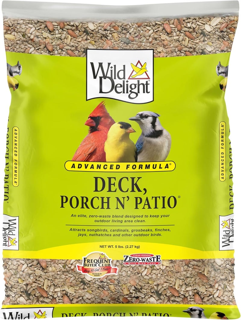 Wild Delight Deck, Porch N' Patio No Waste Bird Food, 5 lb - Image 2