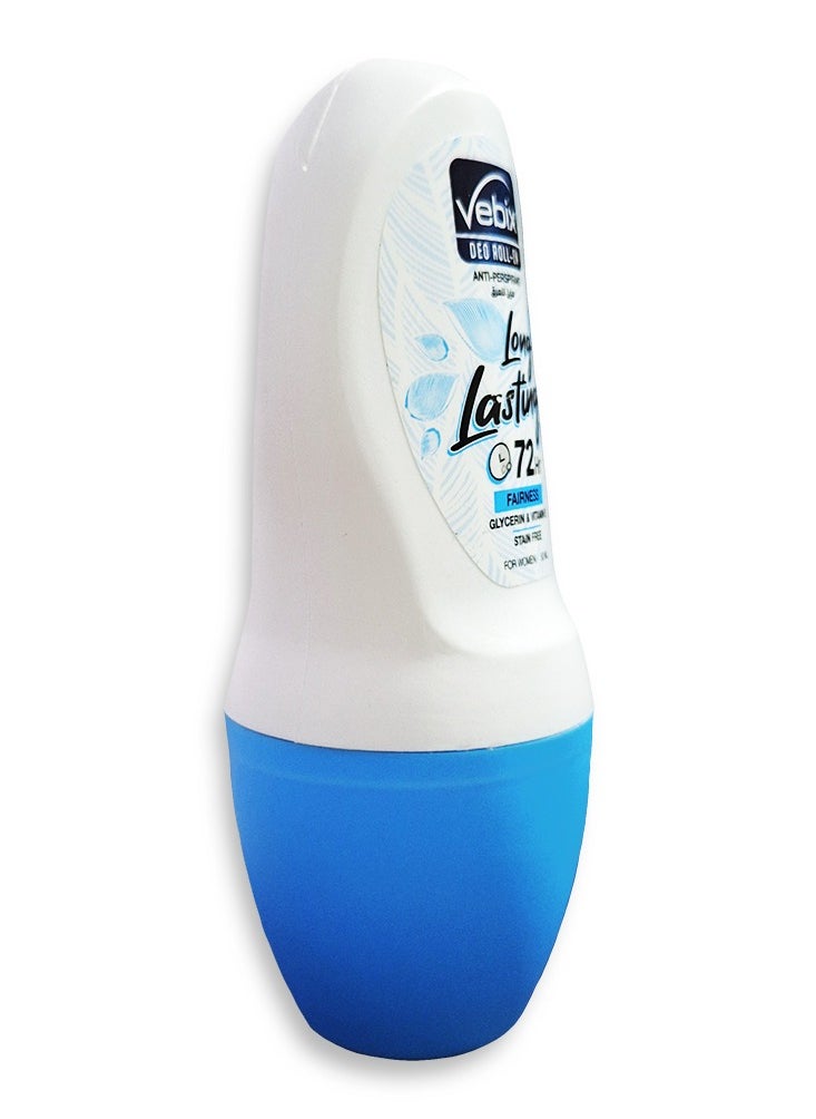Vebix - Deodorant 50 ml with glycerin and vitamin E for women keeps the skin moist and soft for up to 72 hours - Image 1