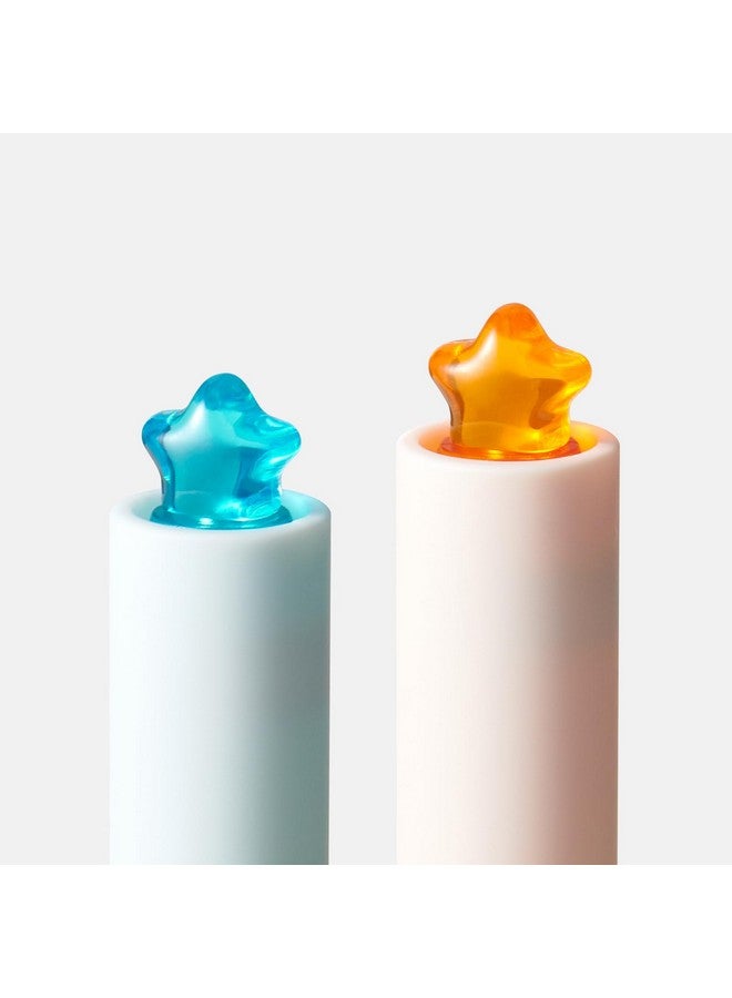 Kaco FIRST Gel Pens Cute Stationery Black Ink 2 Pieces with Extra 4 Refills, 0.5 mm Fine Point, Aesthetic Cute Star Pens for Journaling - Image 5